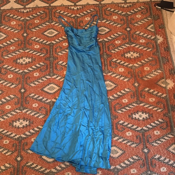 NWOT ASTR the Label Antlia Dress in Turquoise Blue size small - Picture 3 of 6